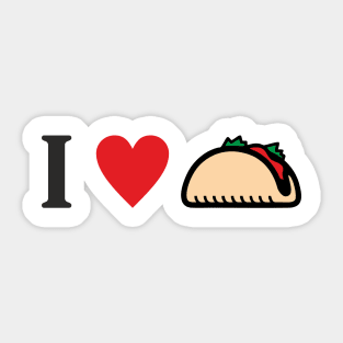 I love Taco Sticker